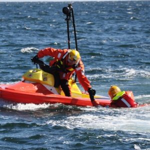 Swedish Sea Rescue Society rescuing Casualty in distress.